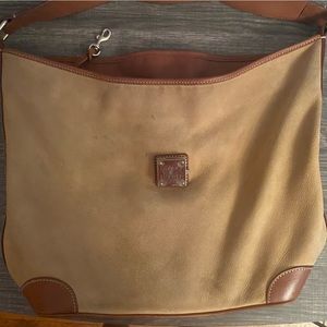 Pre Owned Camel Color Dooney And Bourke Handbag